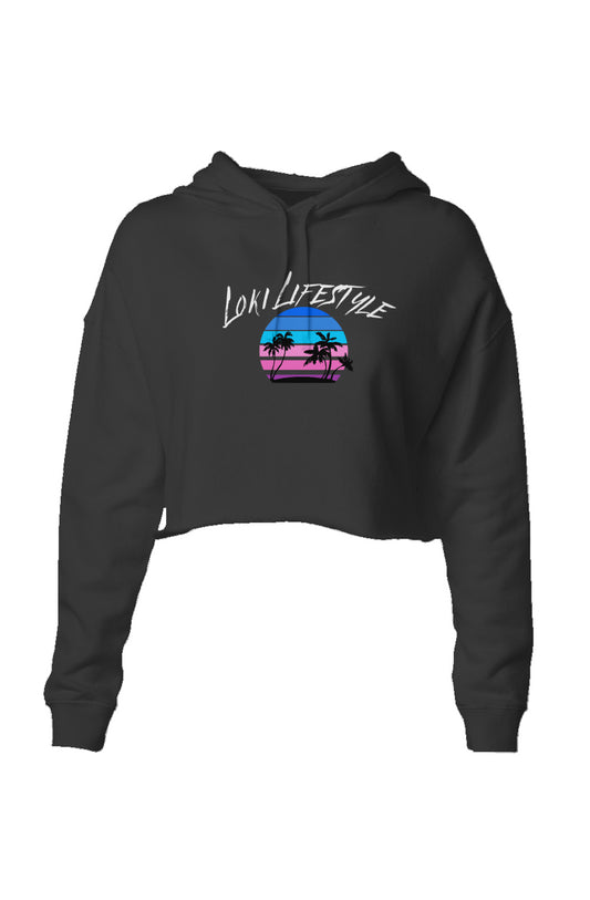 Miami Vice Crop Hoodie