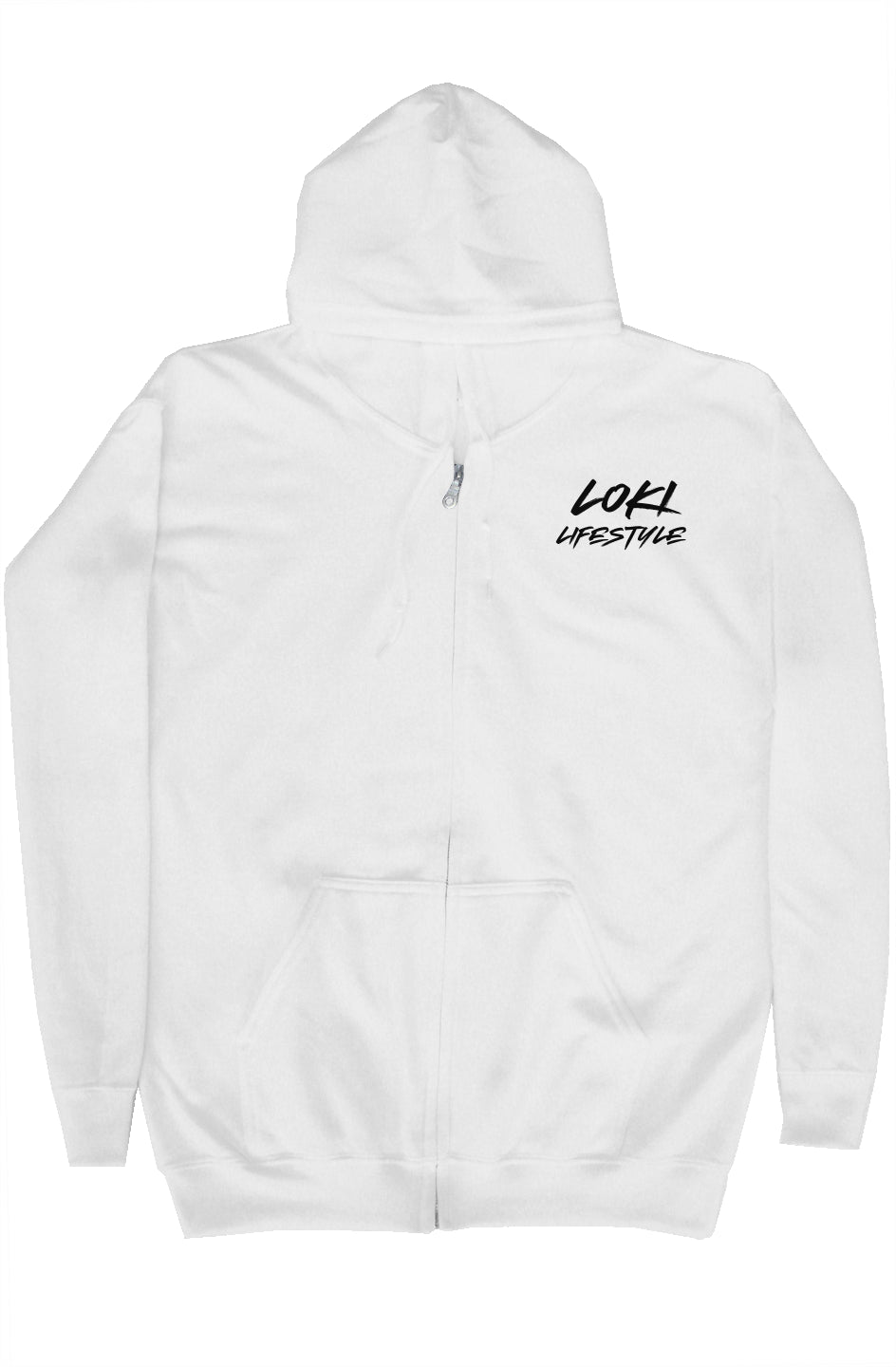 Badge zip hoody