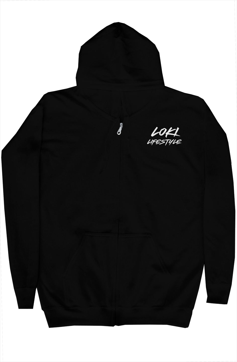 Badge zip hoody