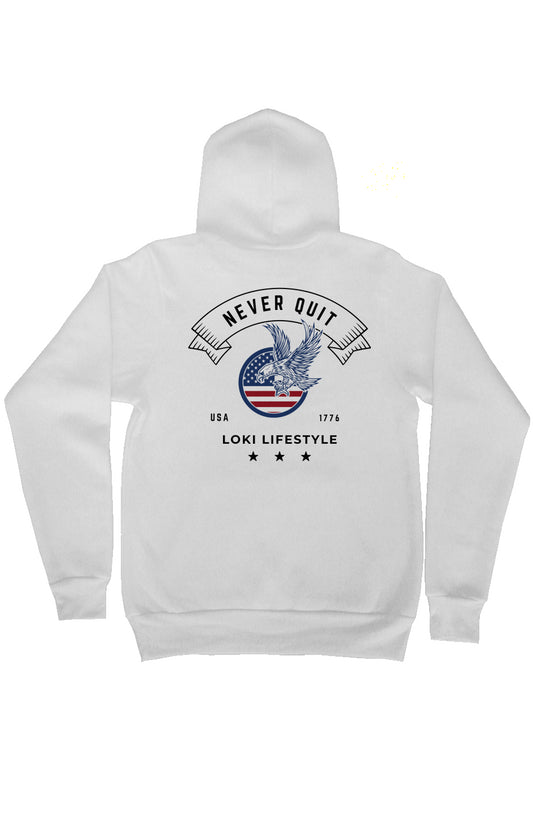 Never Quit zip hoody