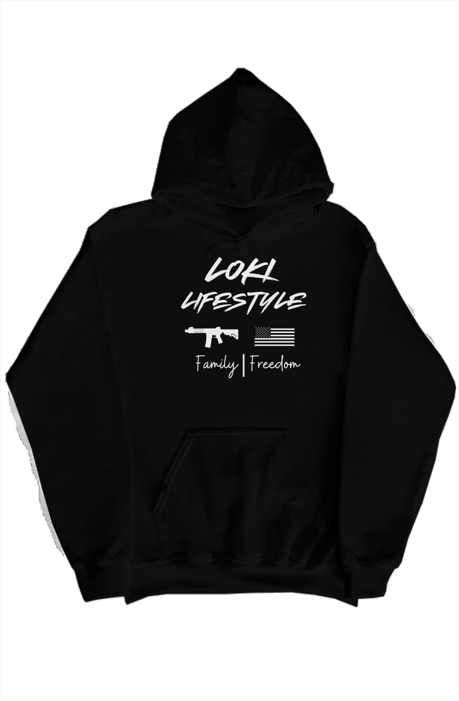 Family and Freedom pullover hoody