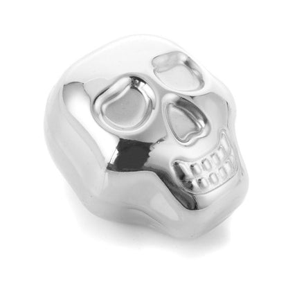 Stainless Steel Skull Whiskey Ice Cubes