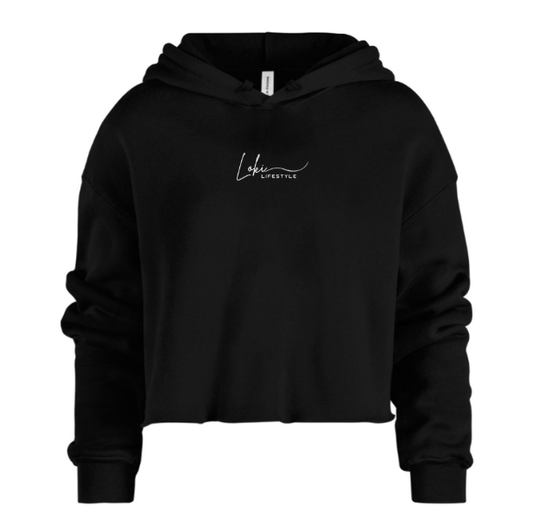 Curved Signature Crop pullover