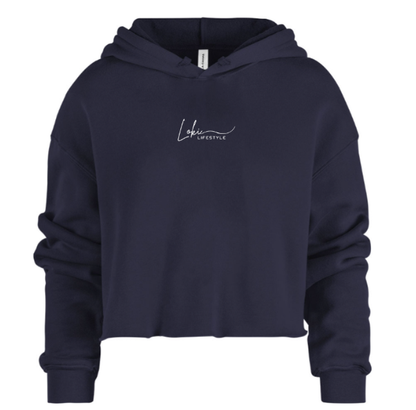 Curved Signature Crop pullover