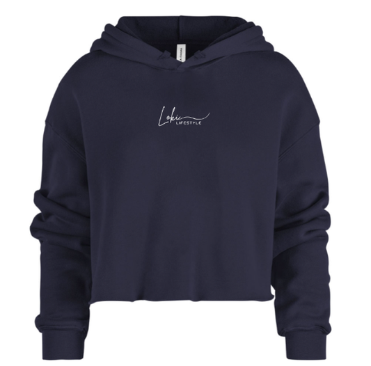 Curved Signature Crop pullover