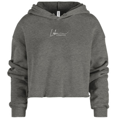 Curved Signature Crop pullover