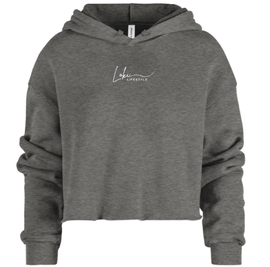 Curved Signature Crop pullover